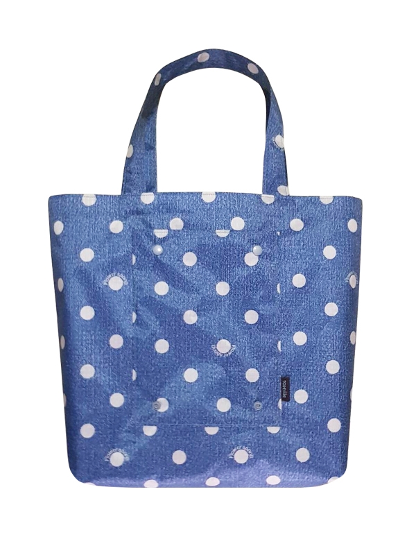 Denim Polka Dot - Blue