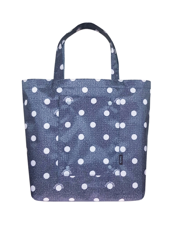 Denim Polka Dot - Black