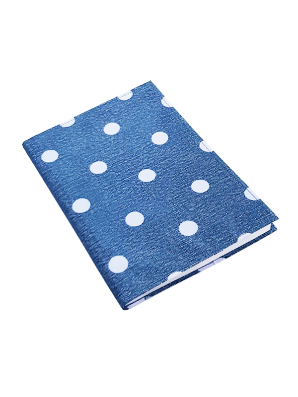 Denim Polka Dot - Blue