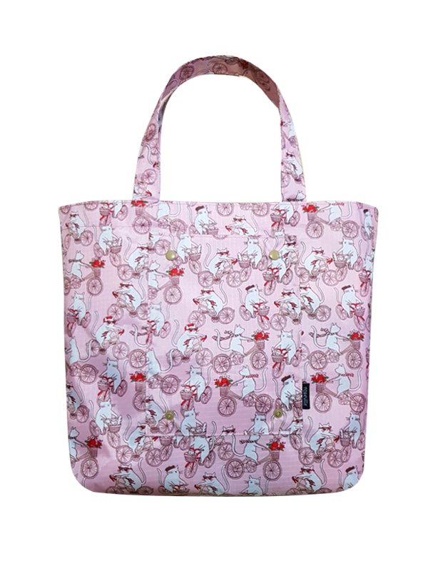 Cats ride bikes - Pink Cats ride bikes - Pink